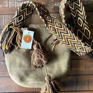 Native Colombia Crossbody Woven Wayuu Cotton Bag